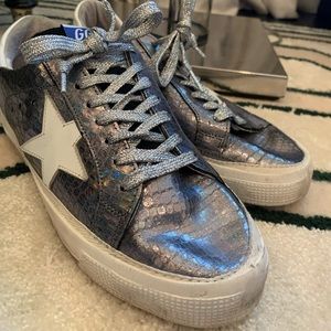 Metallic Golden Goose Sneakers